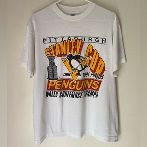 1991 Vintage Pittsburgh Penguins Tee/Size Large